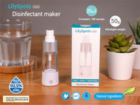 LilySpots mini, Original travel disinfection and cleaning agent at the touch of a button